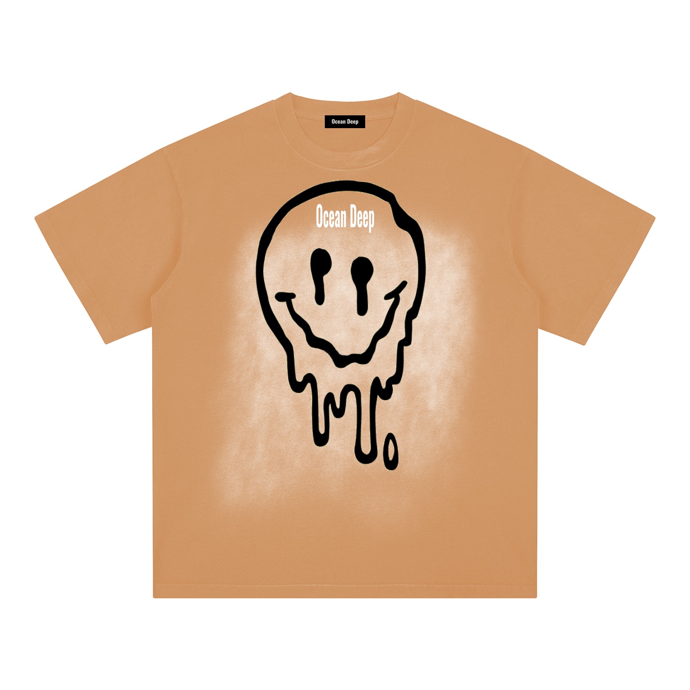 Square Patch Monkey Washed T-Shirt - Image 5