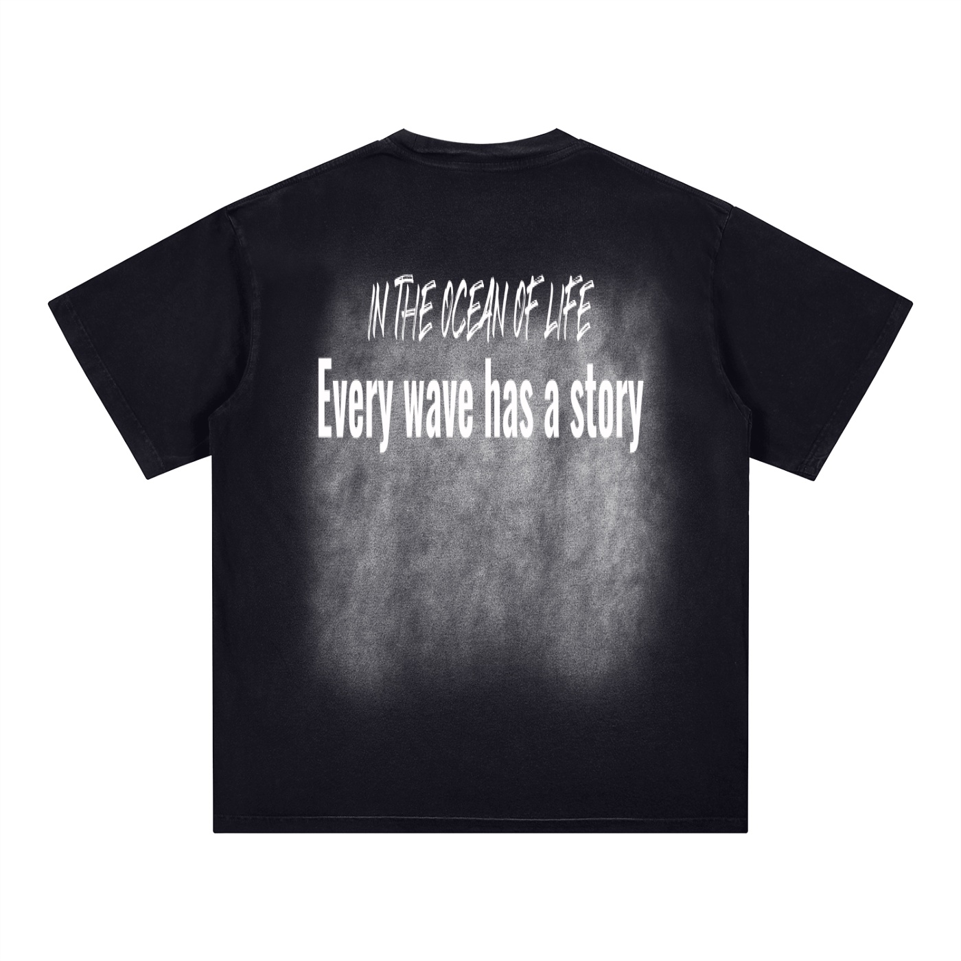 Square Patch Monkey Washed T-Shirt - Image 8