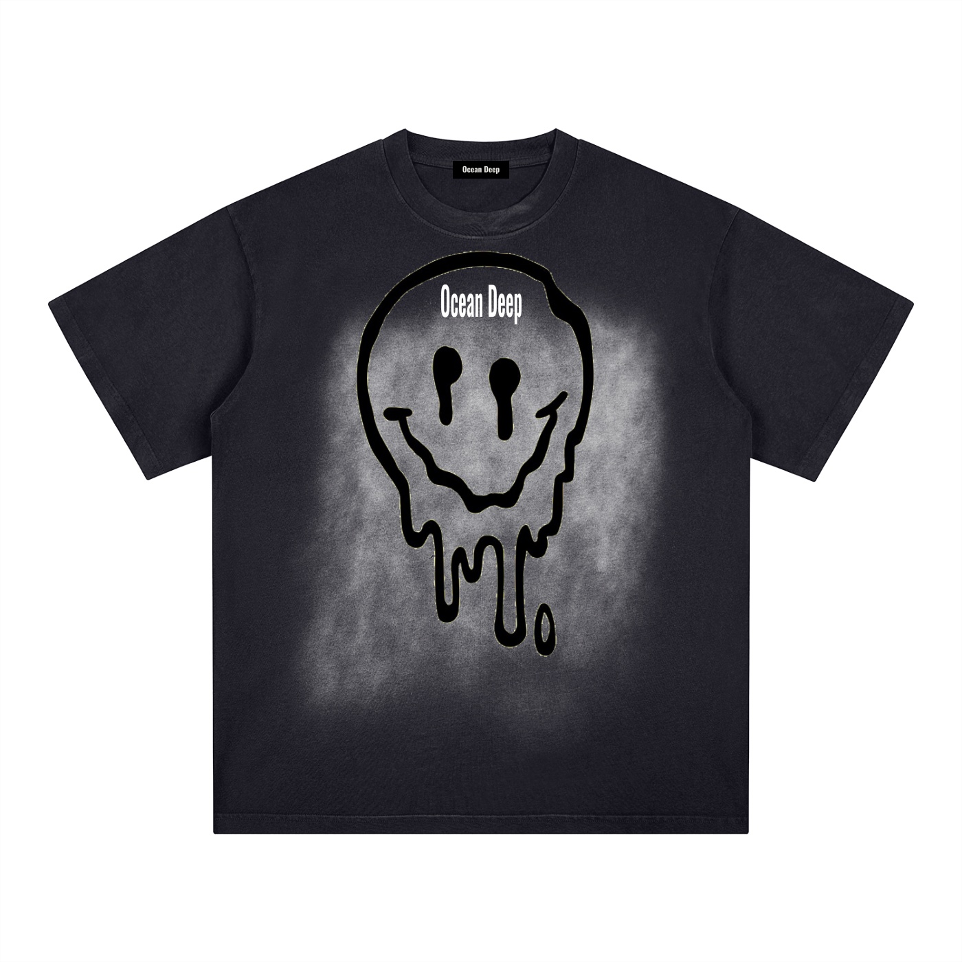 Square Patch Monkey Washed T-Shirt - Image 7