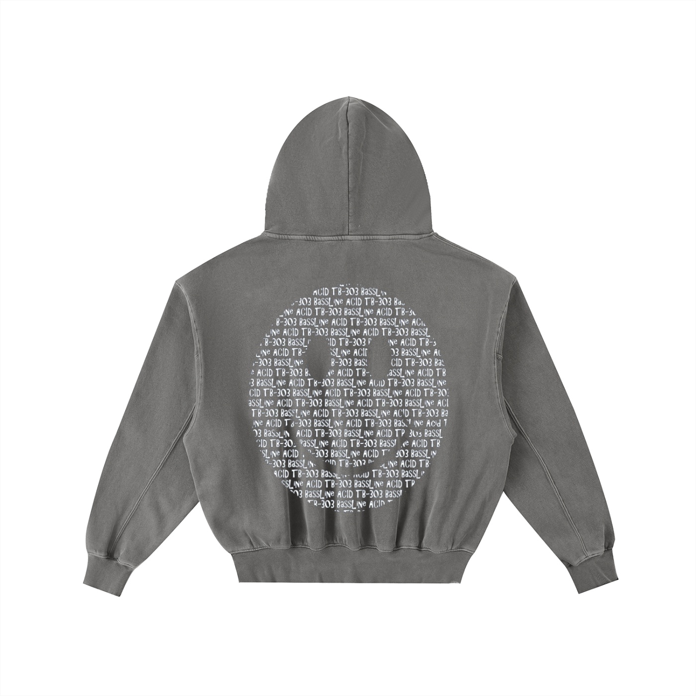 Frayed Enzyme Washed Fleece Hoodie - Image 6