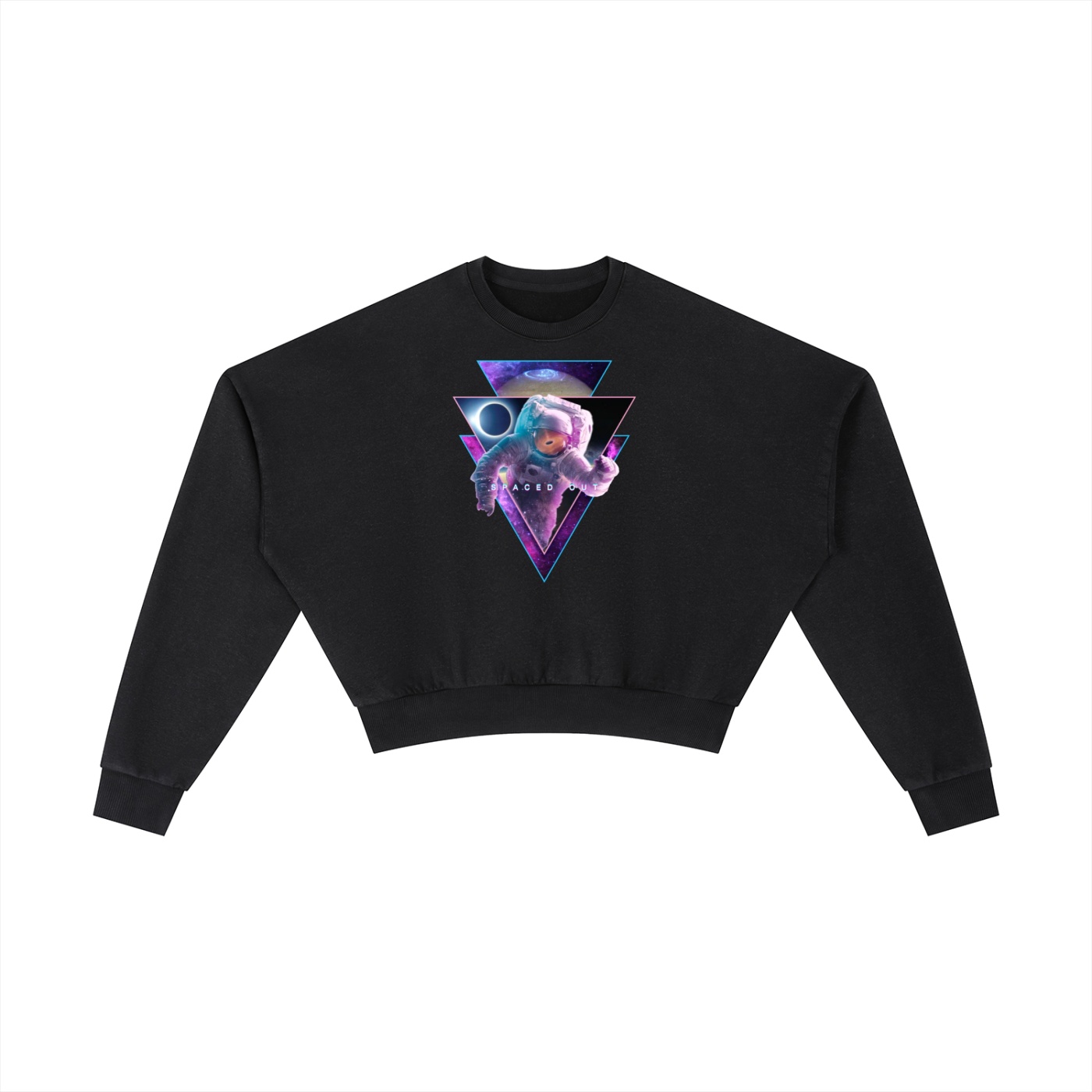 Vintage Washed Cropped Sweatshirt